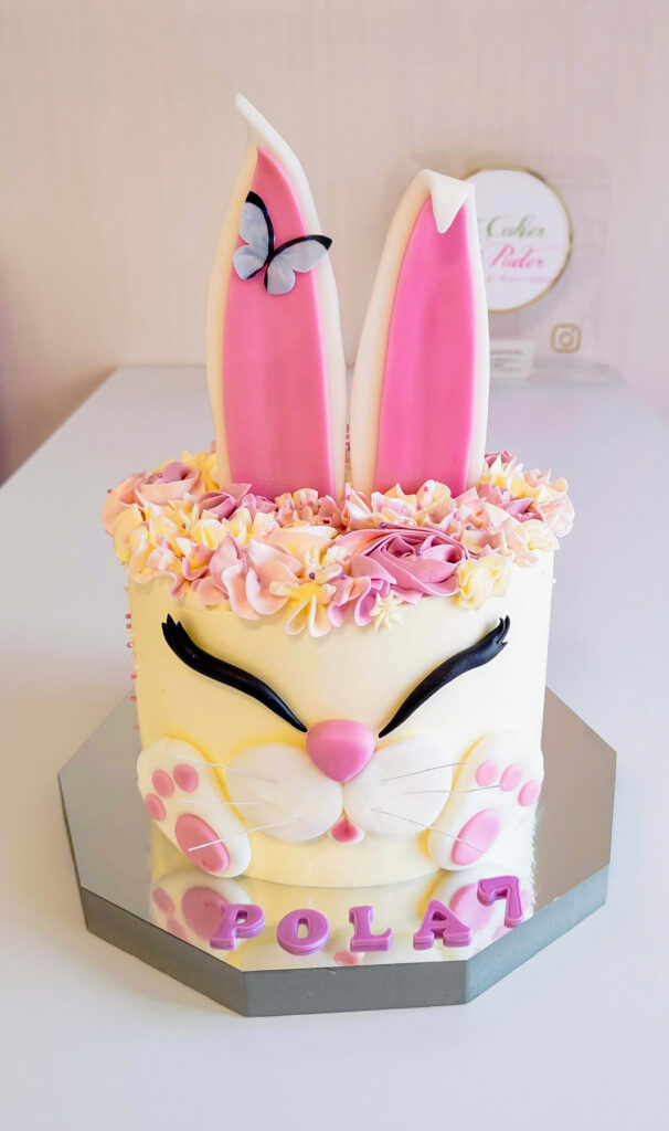 tort urodzinowy - urodziny dziecka - minsk mazowiecki - dla dziewczynki - królik - bunny